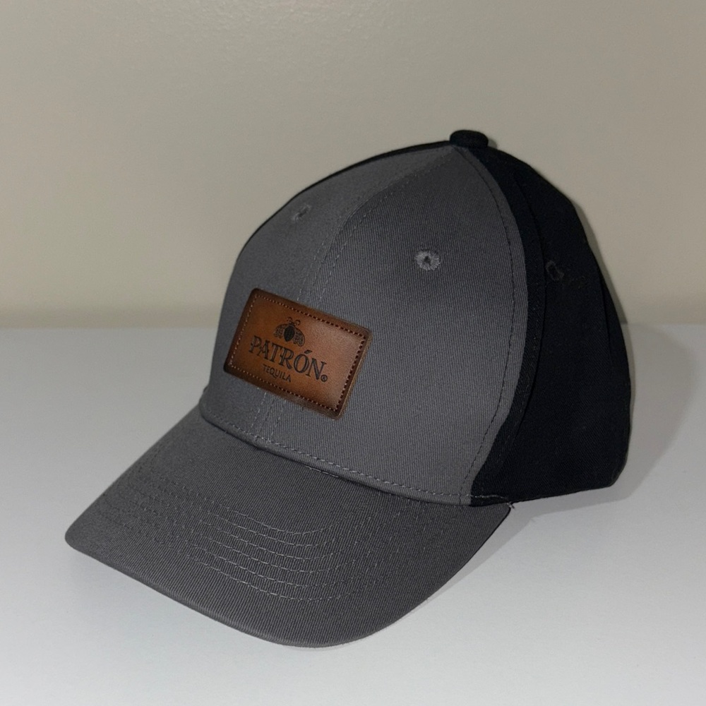 Patrón Gray and Black Baseball Cap